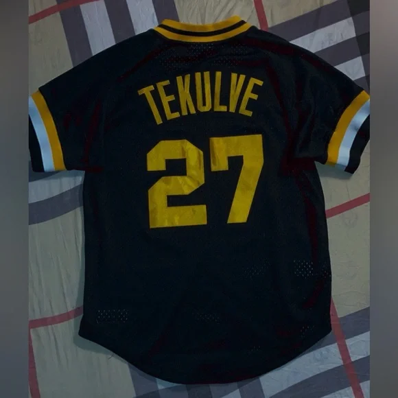 NEW) Authentic MLB Mitchell Ness Pittsburgh Pirates Kent